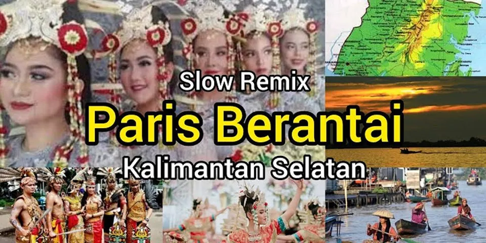 Apa lagu daerah dari Kalimantan Selatan?