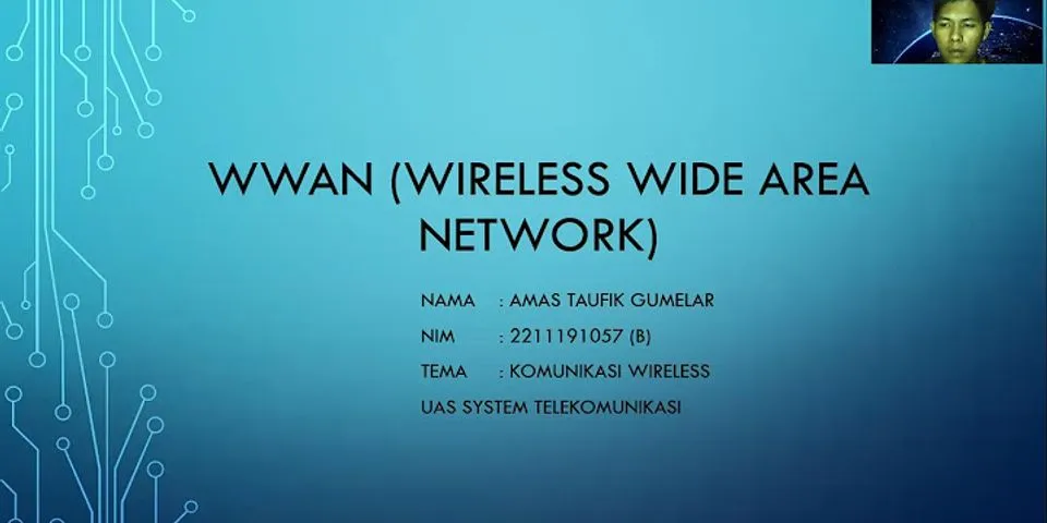 Apa saja teknologi WWAN