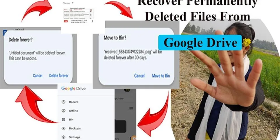 Can you recover Google Drive deleted files?