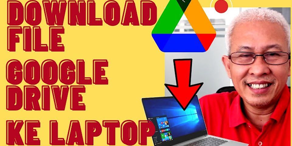 Cara memindahkan video ke Google Drive di laptop