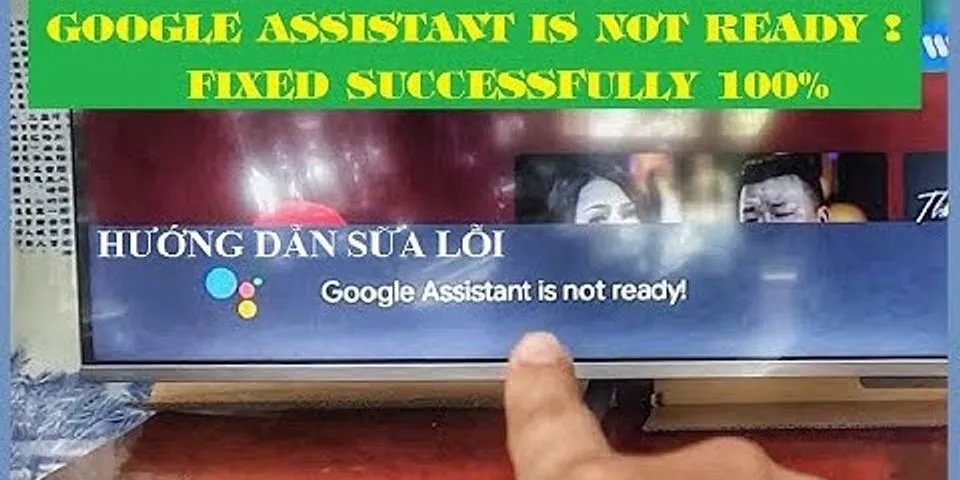 Google Assistant tidak berfungsi di TV Android
