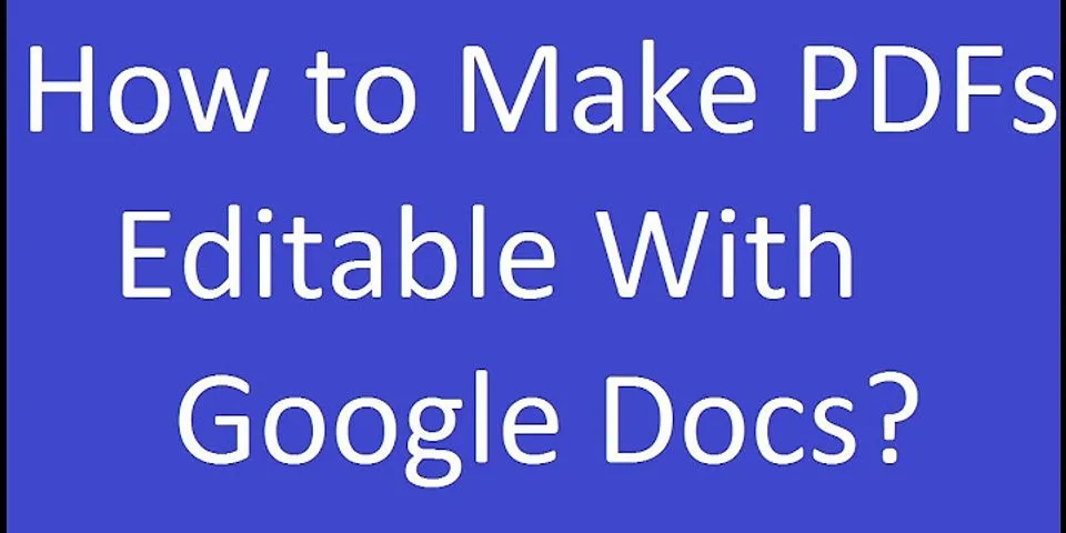 Google Docs fields