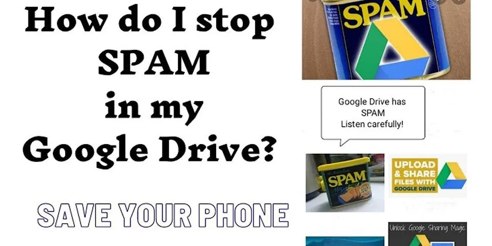 Google Drive spam notifications