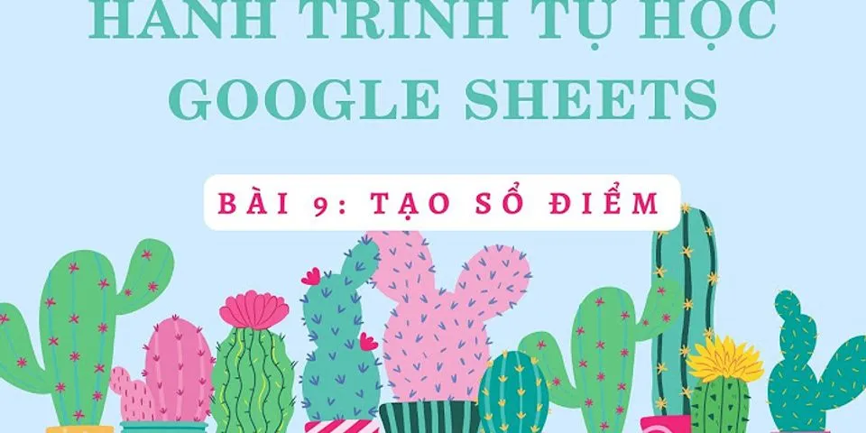 Google Sheets examples