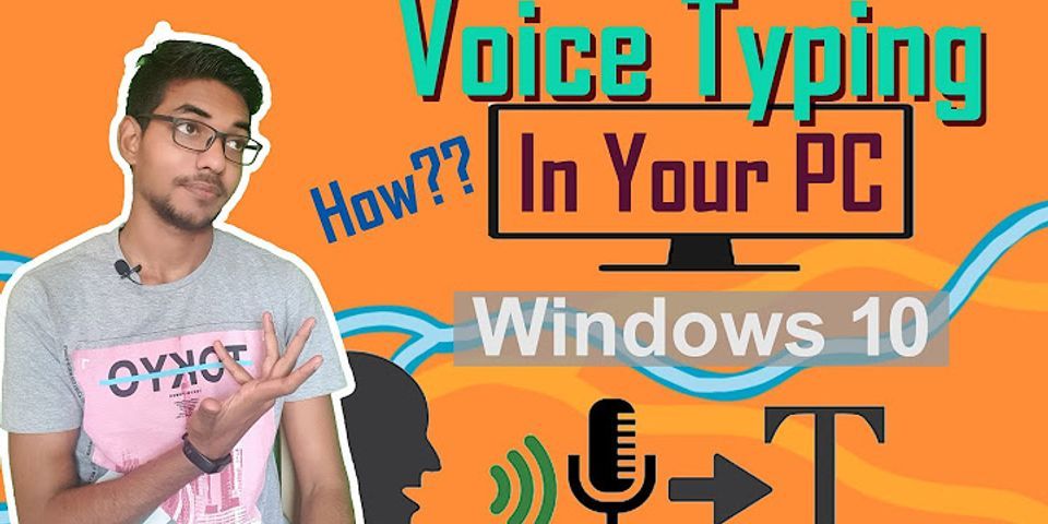 How do I enable voice typing on my computer?