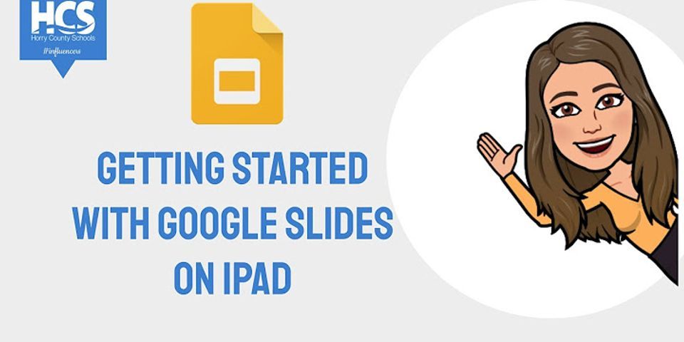 How to change Page setup in Google Slides on iPad