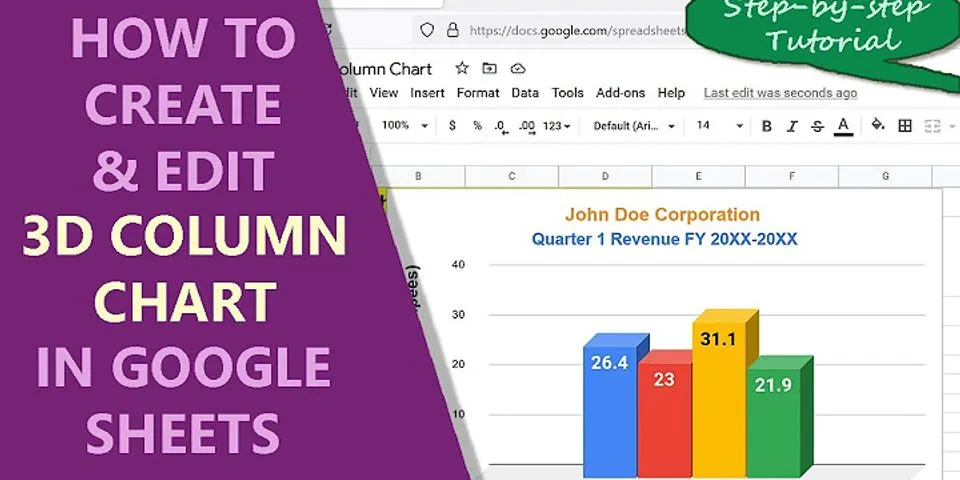 How to make a chart in Google Sheets with data