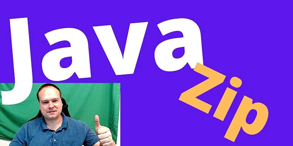 Java zip file