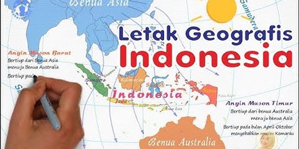 Karakteristik wilayah Indonesia yang dipengaruhi oleh posisi lintang Indonesia ditunjukkan oleh