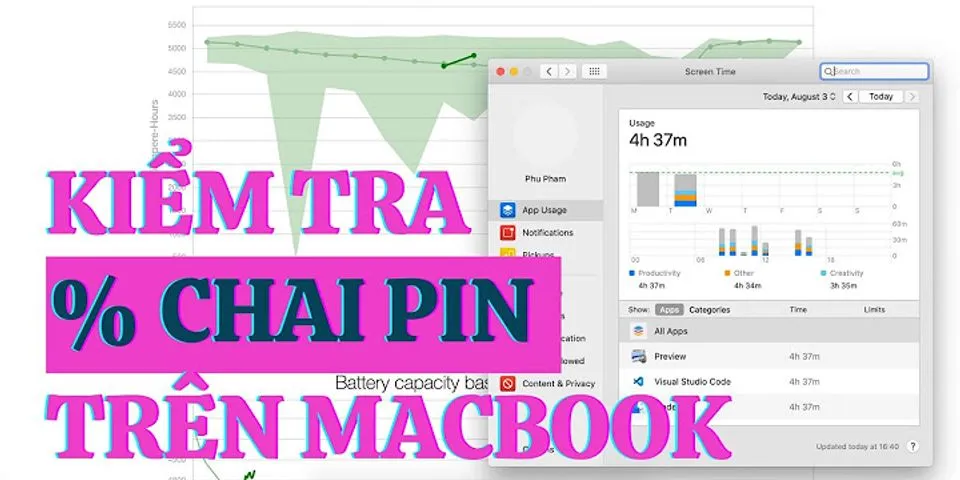 Kiểm tra pin MacBook Air M1