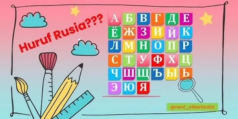 Langkah awal belajar bahasa Rusia?