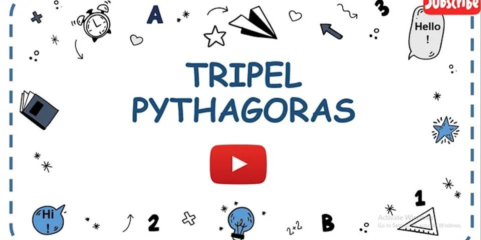 Manakah yang bukan merupakan bilangan Tripel Pythagoras?