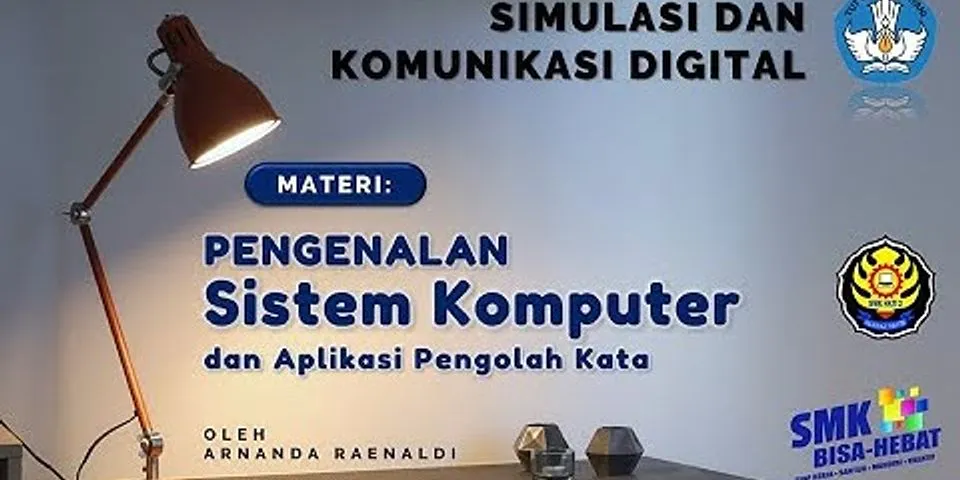 materi sistem komputer - pdf