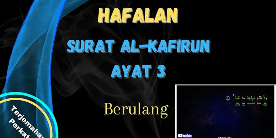 Download 63+ Contoh Surat Surat Al Kafirun Ayat 6 Menjelaskan Tentang Gratis