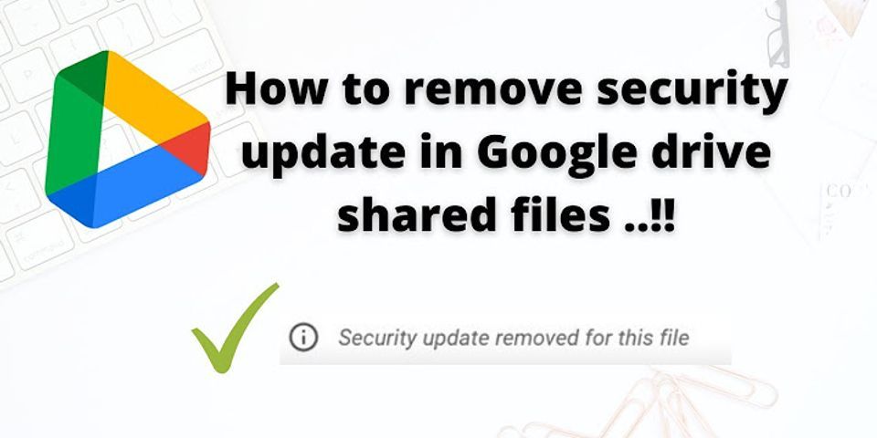 Remove sign in required Google Drive