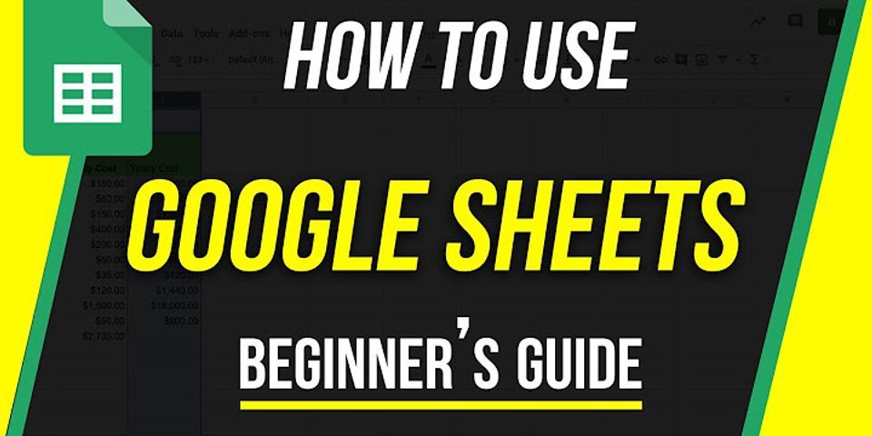 Using in Google Sheets